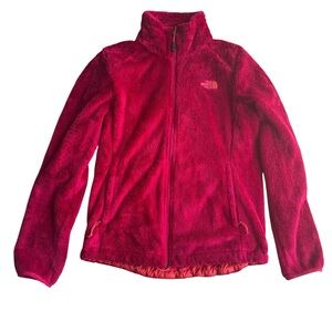 THE NORTH FACE Women's Osito Soft Fleece Full Zip Jacket Magenta Pink Medium